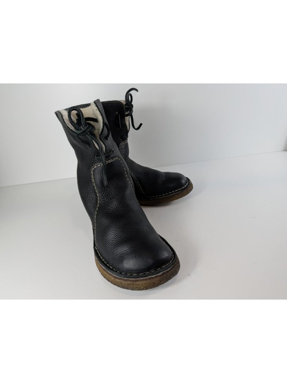 Duckfeet Arhus Genuine leather boots in black women's size 8.5